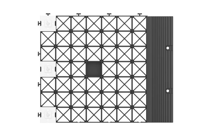 Chargez l'image dans la visionneuse de la galerie, Assembly of IBRAN-B bay markers pushed into IBRAN-X gravel grids, connected to IBRAN-V gravel grid ramps
