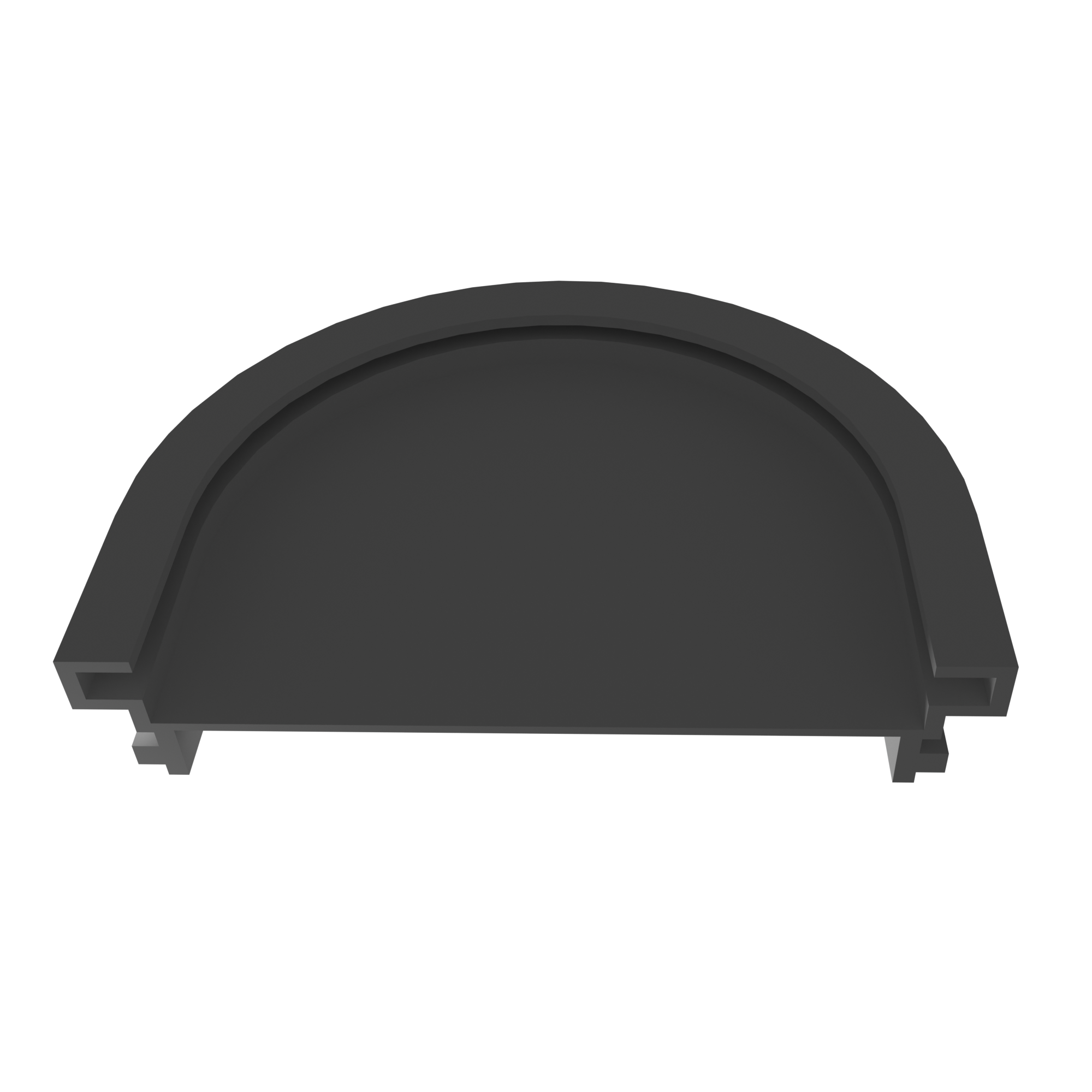 Bouchon obturateur d'extrémité / plaque d'obturation pour caniveau de drainage IBRAN-S